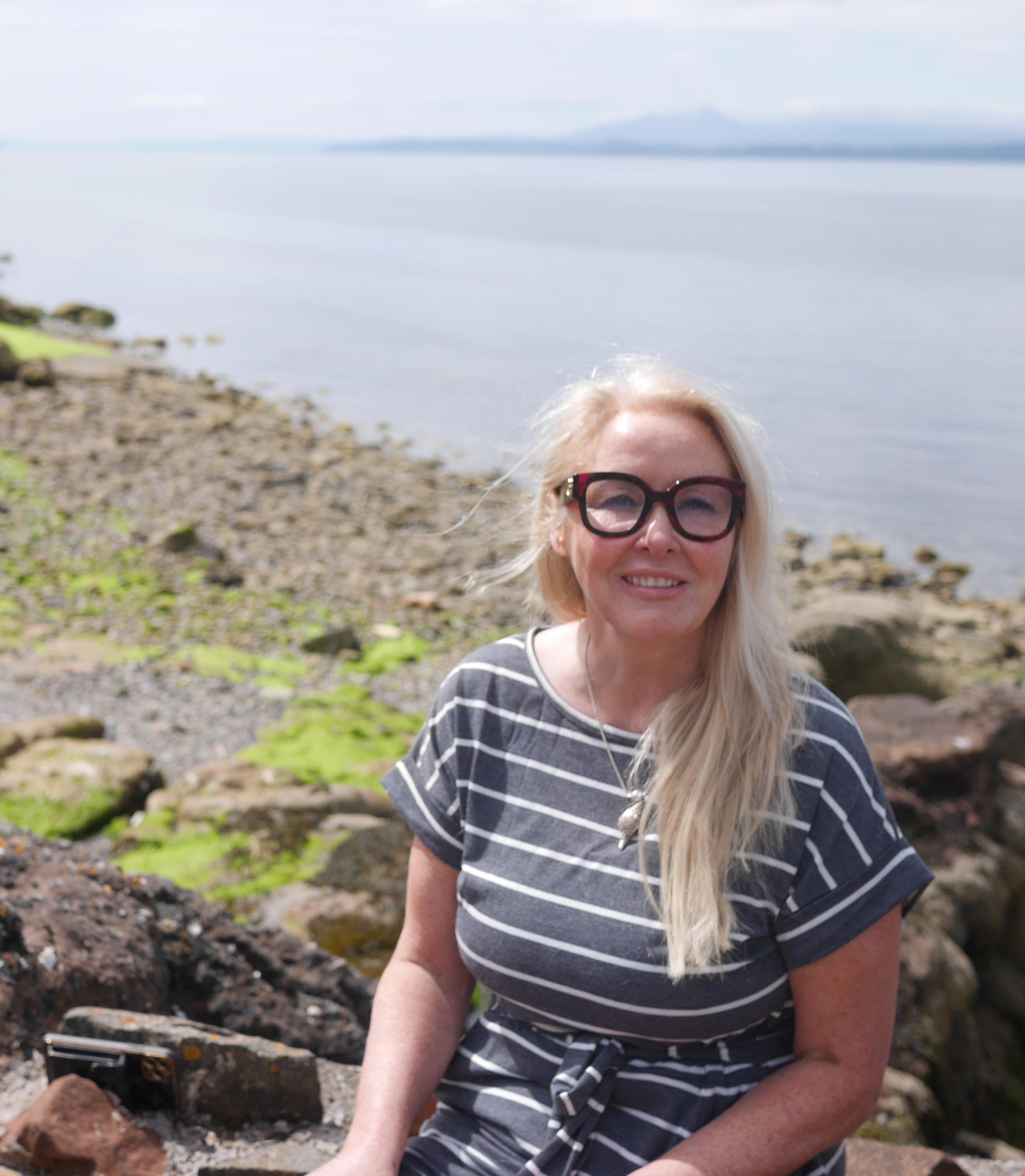 Ali Anderson at home in Skelmorlie